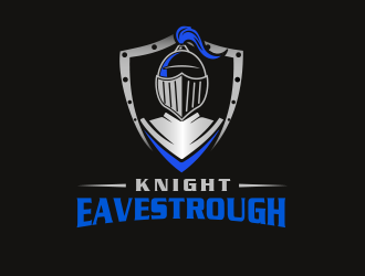 Knight Eavestrough logo design by BeDesign