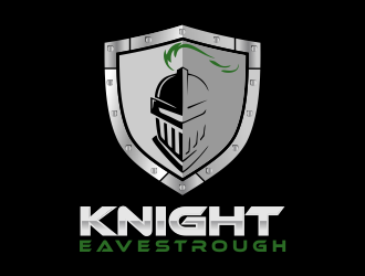 Knight Eavestrough logo design by done