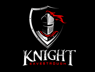 Knight Eavestrough logo design by schiena