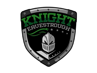 Knight Eavestrough logo design by DreamLogoDesign