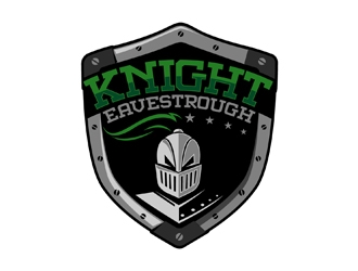 Knight Eavestrough logo design by DreamLogoDesign