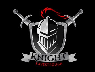 Knight Eavestrough logo design by LogoInvent