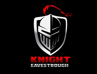 Knight Eavestrough logo design by LogoInvent