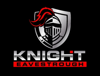 Knight Eavestrough logo design by jaize