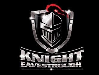 Knight Eavestrough logo design by shere