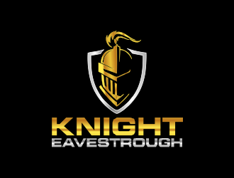 Knight Eavestrough logo design by akhi