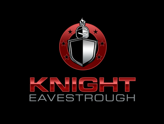 Knight Eavestrough logo design by kunejo