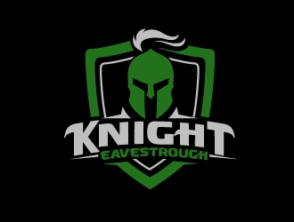 Knight Eavestrough logo design by Xeon