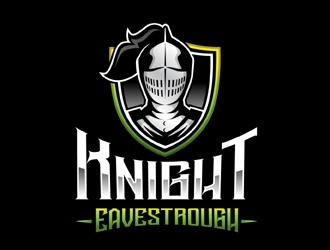 Knight Eavestrough logo design by MAXR