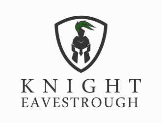 Knight Eavestrough logo design by rifted