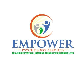 Empower Psychology Services logo design by 35mm