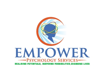Empower Psychology Services logo design by 35mm