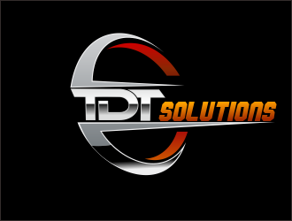 TDT SOLUTIONS logo design by bosbejo