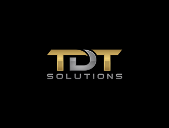TDT SOLUTIONS logo design by ndaru