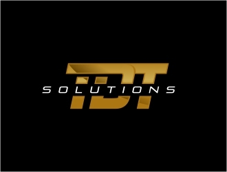 TDT SOLUTIONS logo design by FloVal