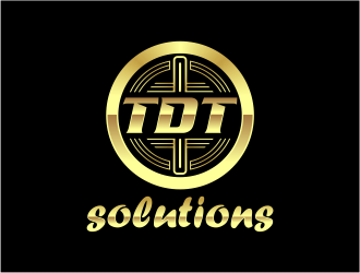 TDT SOLUTIONS logo design by cintoko