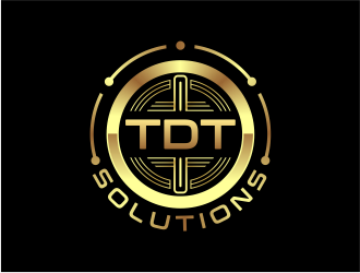 TDT SOLUTIONS logo design by cintoko