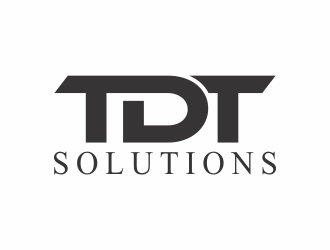 TDT SOLUTIONS logo design by haidar
