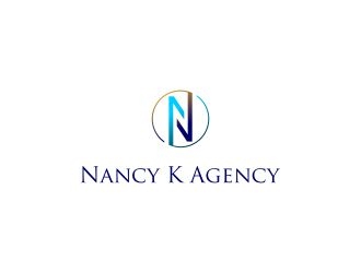 Nancy K Agency logo design by Allex
