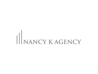 Nancy K Agency logo design by EkoBooM