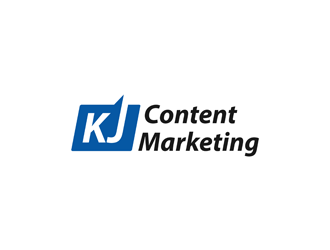 KJ Content Marketing logo design by alby