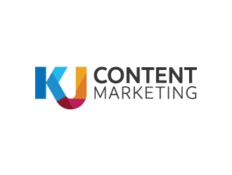 KJ Content Marketing logo design by Kewin
