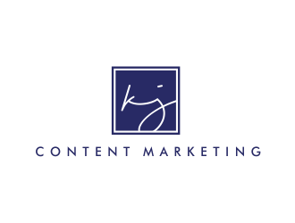KJ Content Marketing logo design by MariusCC