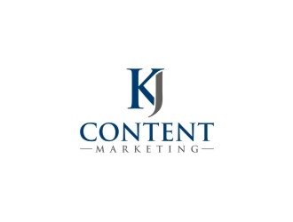 KJ Content Marketing logo design by agil