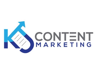 KJ Content Marketing logo design by shere