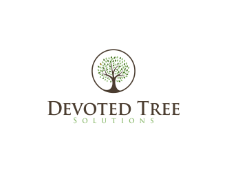 Devoted Tree Solutions logo design by oke2angconcept