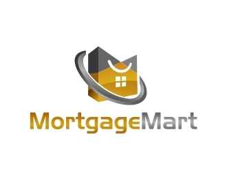 MortgageMart logo design by amar_mboiss