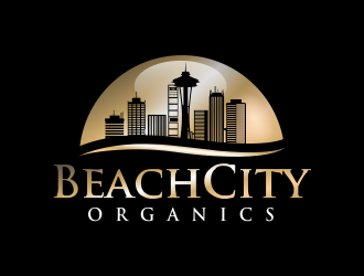 Beach City Organics  logo design by AisRafa