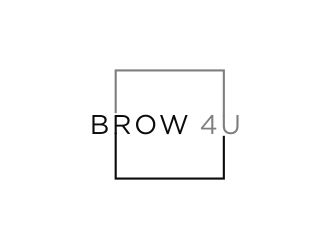 Brow 4U  logo design by bricton