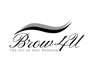 Brow 4U  logo design by Inlogoz