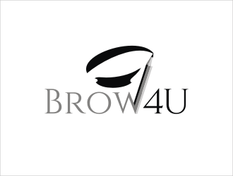Brow 4U  logo design by catalin