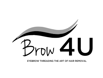 Brow 4U  logo design by afra_art