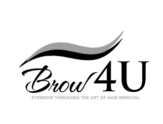 Brow 4U  logo design by afra_art