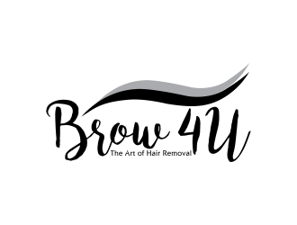 Brow 4U  logo design by perf8symmetry