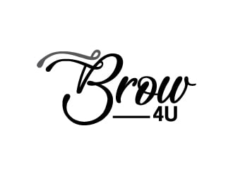 Brow 4U  logo design by Suvendu