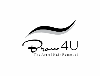 Brow 4U  logo design by haidar