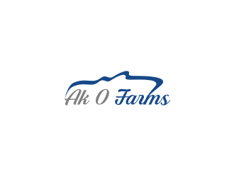 AK O FARMS logo design by bricton