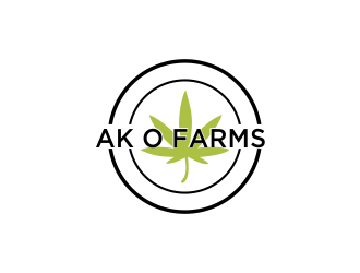 AK O FARMS logo design by oke2angconcept