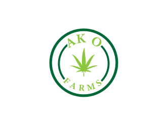 AK O FARMS logo design by aflah