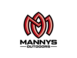 Mannys Outdoors logo design by VhienceFX