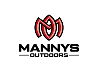 Mannys Outdoors logo design by VhienceFX