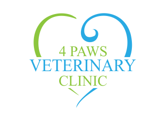 4 Paws Veterinary Clinic logo design by tukangngaret