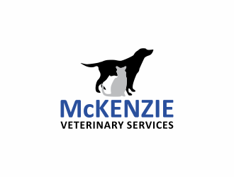 McKenzie Veterinary Services logo design by haidar