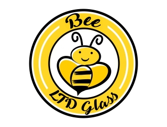 Bee LTD Glass logo design by xteel