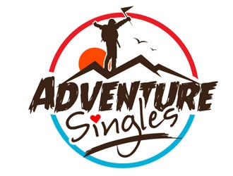 Adventure.Singles logo design by shere