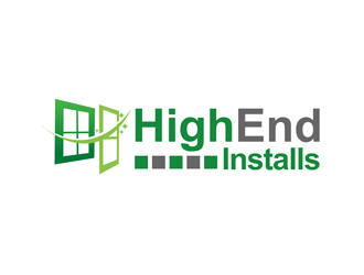 HighEnd Installs  logo design by enzidesign